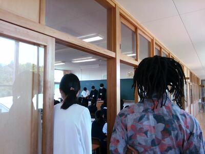 担任の先生も見守っています