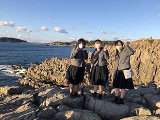 福井県の観光名所、東尋坊です