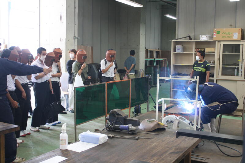 機械科【溶接の様子】