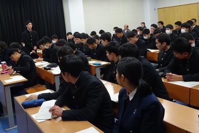 2年生代表生徒による感想