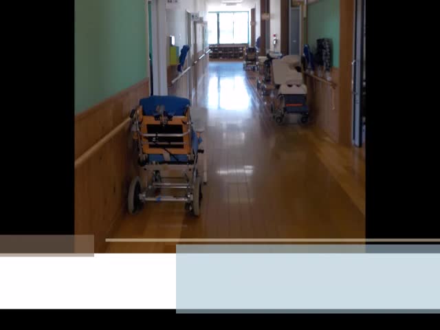 「消毒の様子」