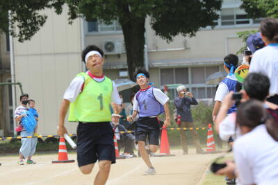 団対抗リレー①