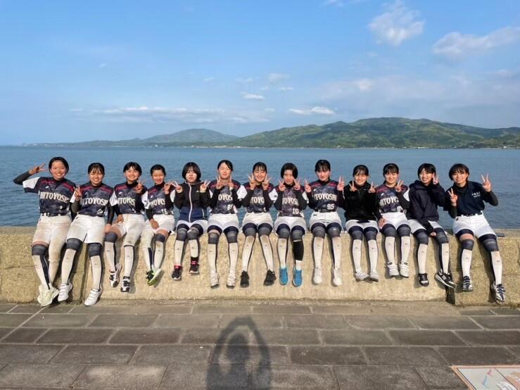 天草の海水浴場にて