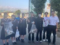 バスの昇降場所までの道