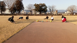 水泳部練習風景・人吉城址・御厩跡