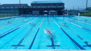 ロイヤルウィーク後半戦：令和初練習の水泳部。