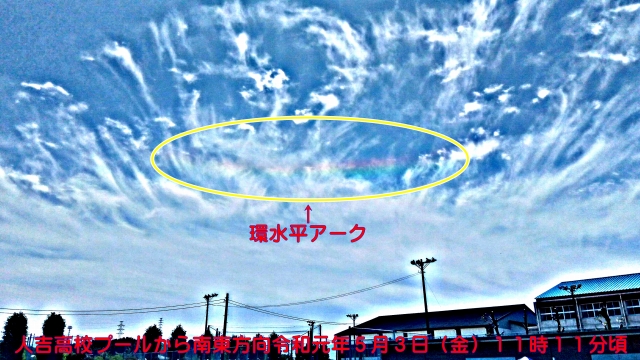 人吉高校プール：環水平アーク