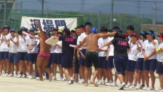 体育祭での水泳部