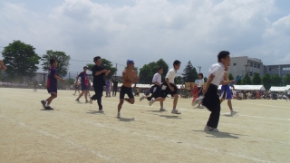 体育祭での水泳部