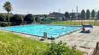 人吉高校水泳部練習風景