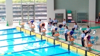 水泳部県新人戦（末弘杯予選）