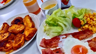 水泳部女子合宿フレンチトースト