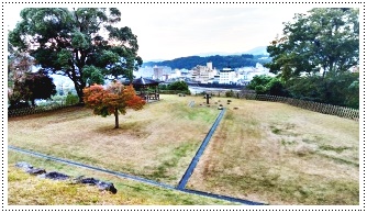 水泳部の活動：於津賀社跡（人吉城址）