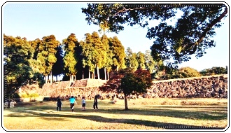 人吉高校水泳部人吉城址紅葉