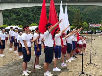 各応援団長による選手宣誓