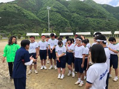 校長先生より慰労の言葉