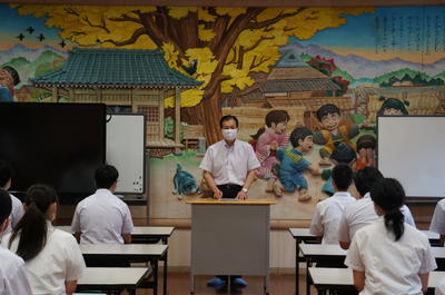 副校長先生の講話