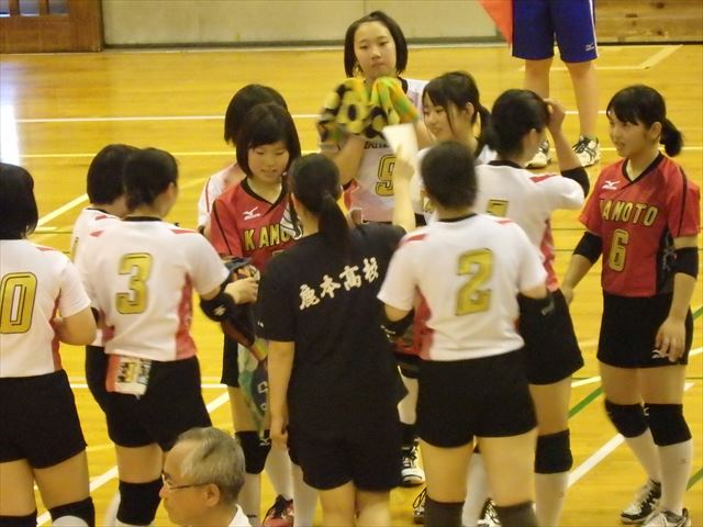 女子バレーボール部 熊本県立鹿本高等学校