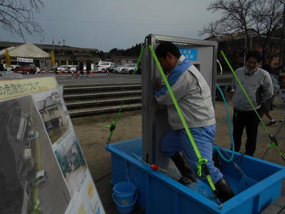 浸水時のドア実験
