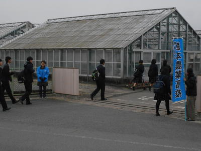 西門における登校状況