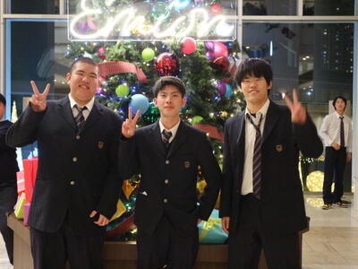 Xmas仕様のホテル