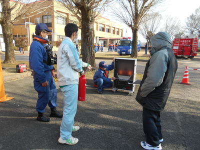 レーザー光線を使った消化器訓練