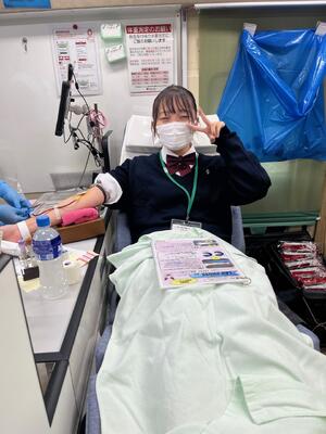 初めての献血です！