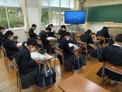 ビジネス計算検定課外風景