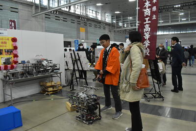 競技用ロボット実演・体験２