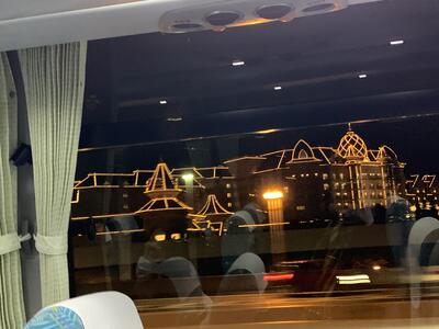 宿泊先の千葉県へ移動