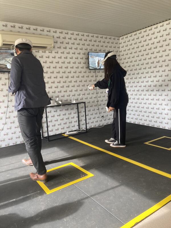 ＶＲによる搾乳体験