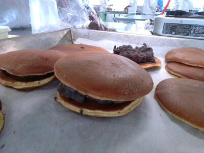 おいしそうなどら焼きの完成！