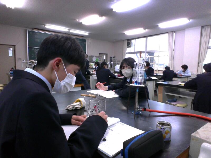 観察してノートにまとめます