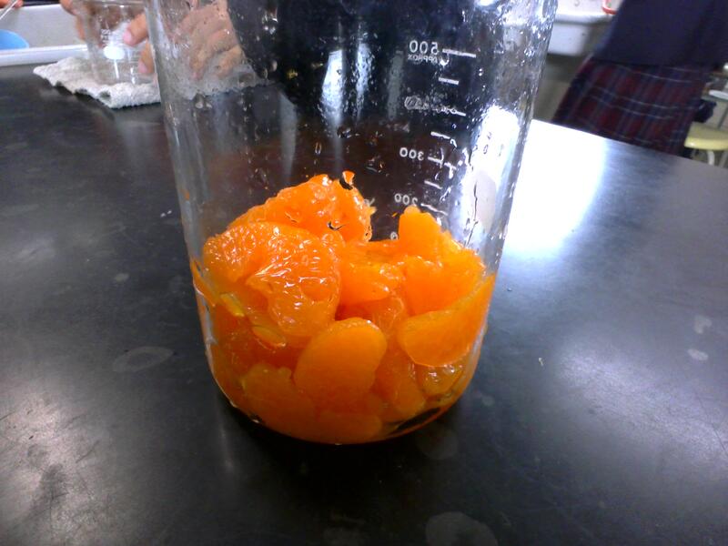 きれいに皮がむけました