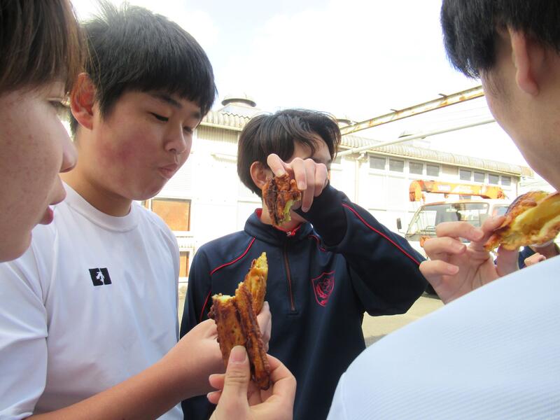 みんなでおいしくいただきました！