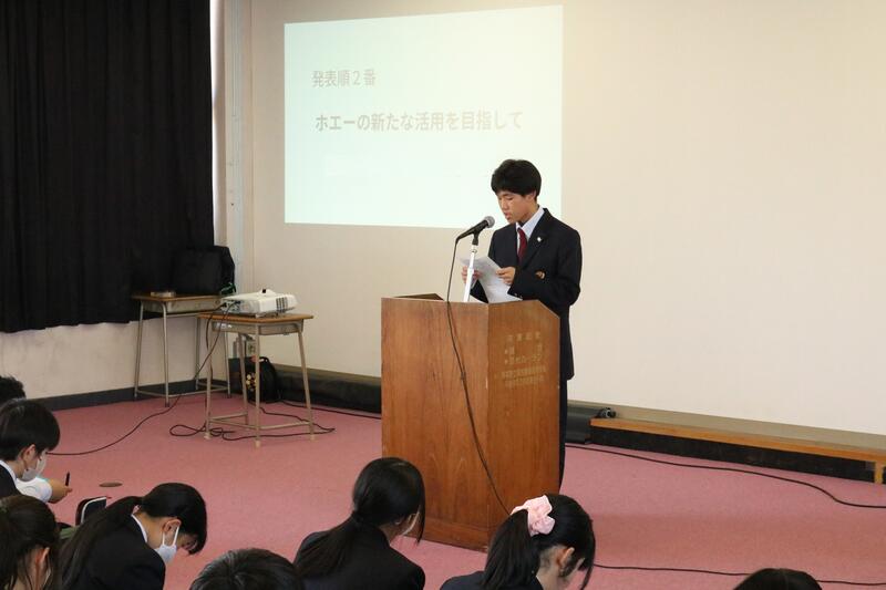 堂々とした発表