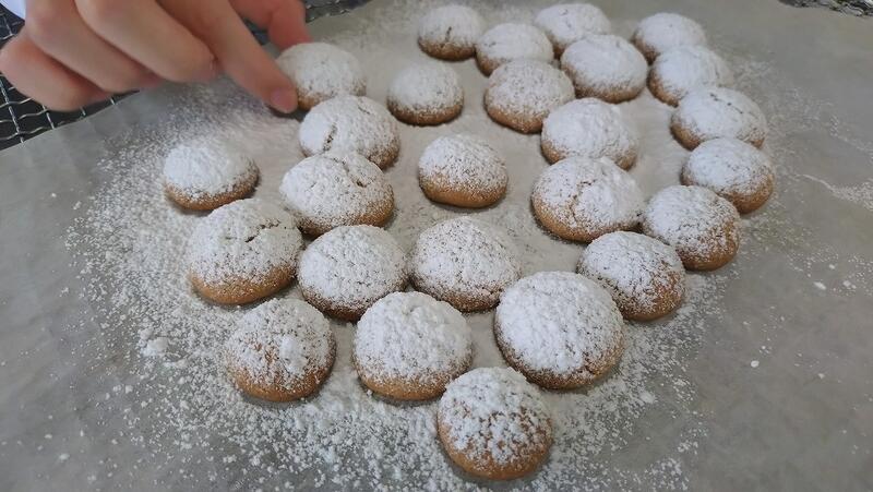 スノーボールクッキーの完成！