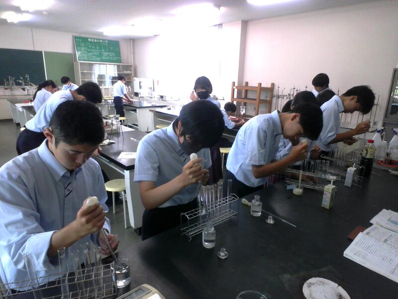 ６種類の試料をとる