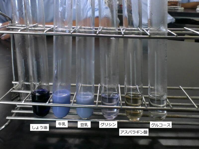 それぞれ色の違いが見られました