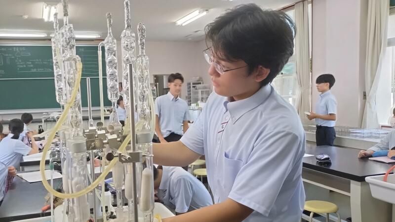 抽出器にセット