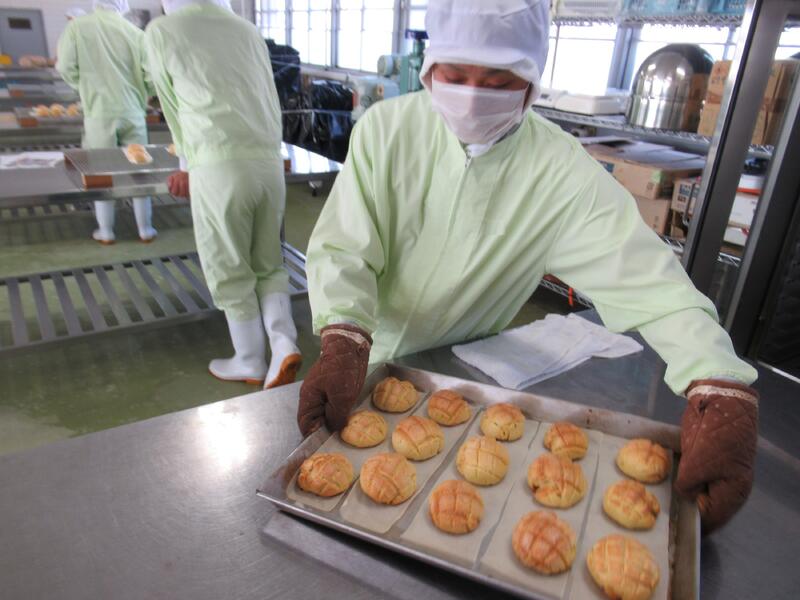 メロンパン完成！