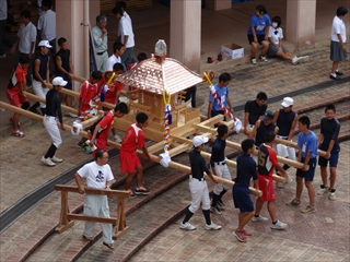 みこし担ぎ練習3