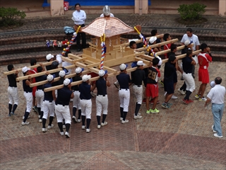 みこし担ぎ練習7