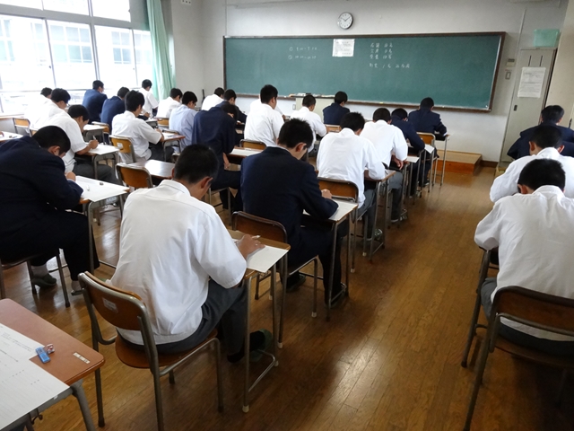 中間考査１日目