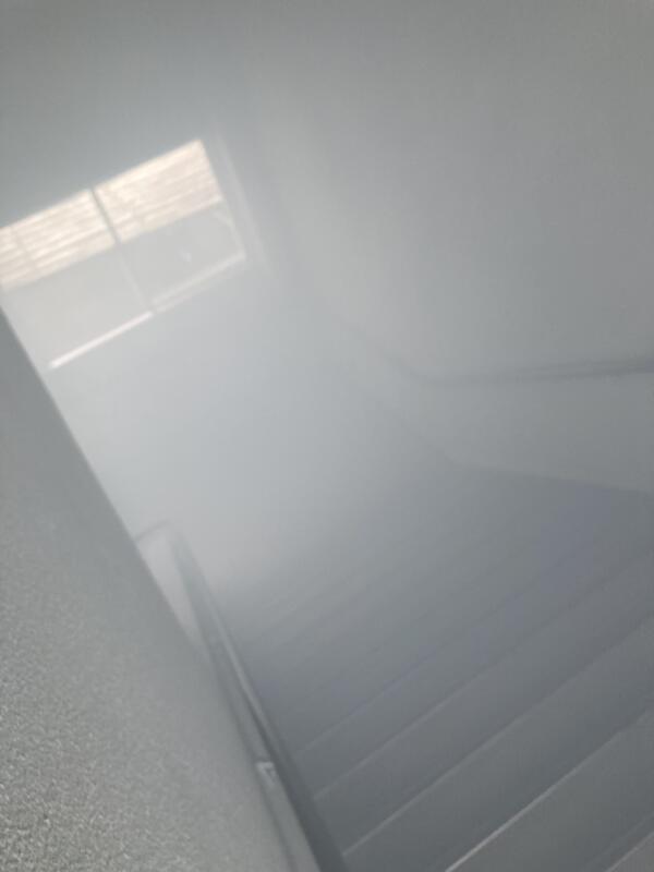 化学室から発火（スモーク装置）