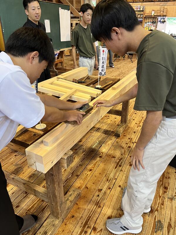 建築科かんながけ体験