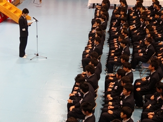 在校生代表送辞1