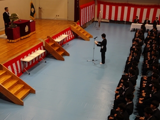 卒業生代表答辞1