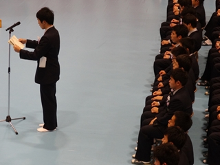 卒業生代表答辞2