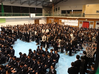 保護者代表謝辞